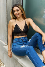 Load image into Gallery viewer, Lace Boho Racerback Bralette DIBS REACERBLACK
