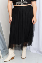 Load image into Gallery viewer, Zenana Full Size Pleated Lined Tulle Skirt
