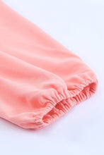 Load image into Gallery viewer, Pink Puff Sleeve Ruffled Off Shoulder Blouse
