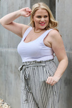 Load image into Gallery viewer, HEYSON Everyday Full Size basic Tank Bodysuit in White
