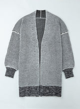 Load image into Gallery viewer, Heathered Open Front Longline Cardigan DIBS l HEATHERED
