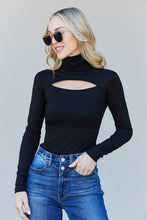 Load image into Gallery viewer, Kimberly C Cutout Turtleneck Long Sleeve Bodysuit
