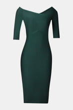 Load image into Gallery viewer, Half Sleeve V-Neck Bandage Dress
