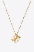 Load image into Gallery viewer, K to T Letter Pendant Necklace DIBS K-T

