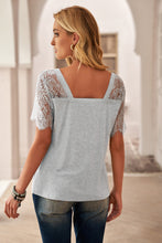 Load image into Gallery viewer, DIBS 6150 Side Lace V Neck T-Shirt
