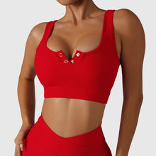 Load image into Gallery viewer, Get To It Snap Front Sports Bra
