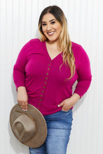 Load image into Gallery viewer, Zenana Sweetest Kiss Full Size Button-Front Cardigan
