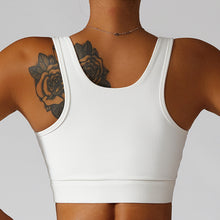 Load image into Gallery viewer, Get To It Snap Front Sports Bra

