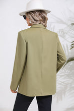 Load image into Gallery viewer, Lapel Collar Long Sleeve Blazer
