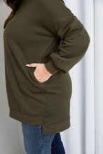 Load image into Gallery viewer, Zenana Full Size High-Low Drop Shoulder Sweatshirt
