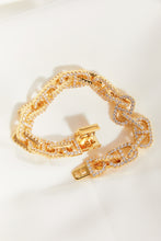 Load image into Gallery viewer, GNJ MANUFACTURING Rhinestone Chain-Link Bracelet
