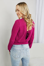 Load image into Gallery viewer, Gilli Full Size Tied Open Back Knit Top
