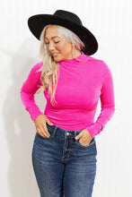 Load image into Gallery viewer, White Birch Mountain Views Full Size Slink Knit Turtleneck Bodysuit
