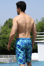 Load image into Gallery viewer, Full Size Printed Drawstring Swim Trunks
