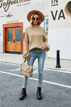 Load image into Gallery viewer, Lantern Sleeve Dropped Shoulder Sweater
