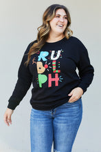 Load image into Gallery viewer, TEES2URDOOR Full Size Christmas Graphic Round Neck Sweatshirt
