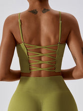 Load image into Gallery viewer, Kimmie’s Favorite Lace Up Workout Tank

