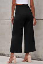 Load image into Gallery viewer, Pleated Detail Wide Leg Pants with Pockets

