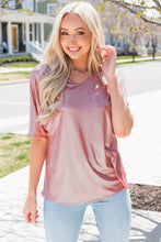 Load image into Gallery viewer, V-Neck Half Sleeve T-Shirt
