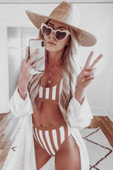 Line’n Up High Waisted Bikini Set