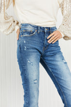 Load image into Gallery viewer, Muselooks Distressed Raw Hem Cropped Jeans
