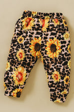 Load image into Gallery viewer, Baby Girls Sunflower Hoodie and Pants Set with Headband

