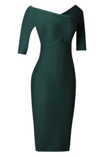 Load image into Gallery viewer, Half Sleeve V-Neck Bandage Dress
