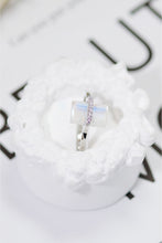 Load image into Gallery viewer, Natural Moonstone Platinum-Plated Ring
