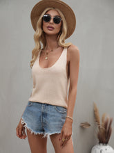 Load image into Gallery viewer, Scoop Neck Knit Tank
