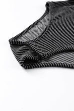 Load image into Gallery viewer, Pinstripe Deep V Ribbed Bodysuit
