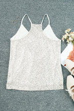 Load image into Gallery viewer, Sequin V-Neck Cami Top
