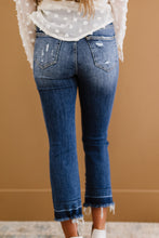 Load image into Gallery viewer, RISEN Chloe Shadow Hem Distressed Straight Leg Jeans
