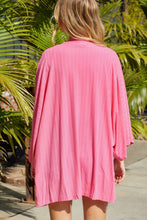 Load image into Gallery viewer, Dolman Sleeve Open Front  Longline Cardigan
