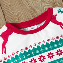 Load image into Gallery viewer, Kids Christmas Ruffle Shoulder Sweatshirt

