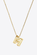 Load image into Gallery viewer, K to T Letter Pendant Necklace DIBS K-T
