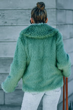 Load image into Gallery viewer, Faux Fur Jacket with Side Pockets
