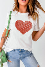 Load image into Gallery viewer, Dreaming About You Heart Graphic T-Shirt
