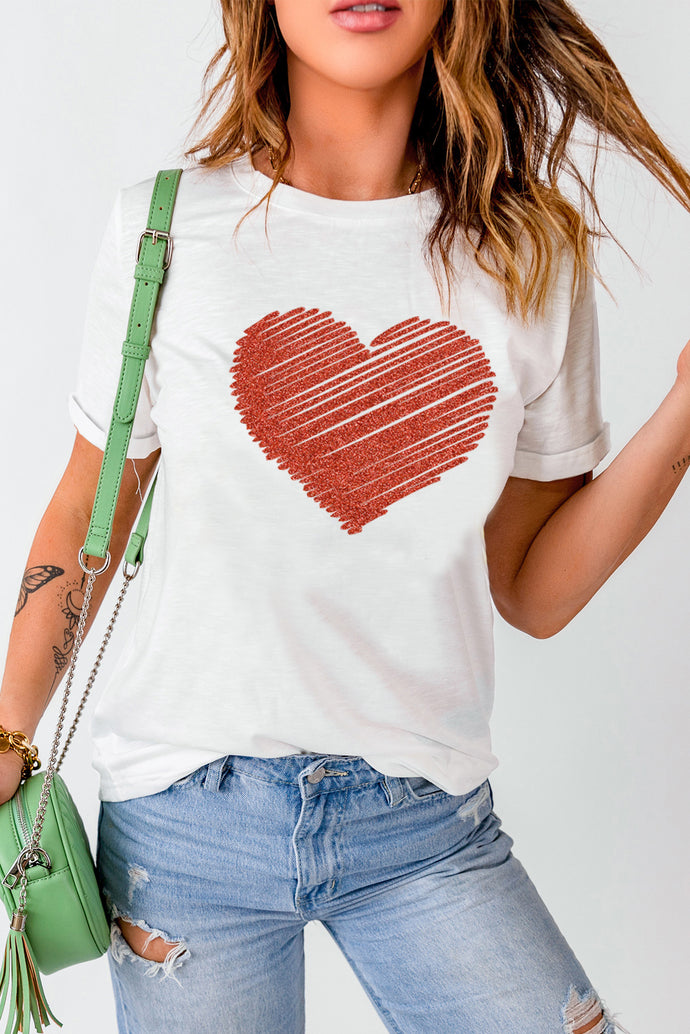 Dreaming About You Heart Graphic T-Shirt