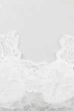 Load image into Gallery viewer, Ruched Sweetheart Neck Lace Bodysuit
