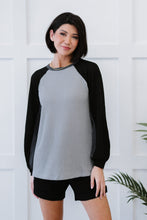 Load image into Gallery viewer, Doe &amp; Rae Small Town Full Size Run Waffle Knit Baseball Tee
