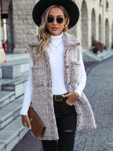 Load image into Gallery viewer, Collared Neck Teddy Vest
