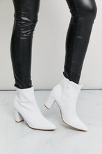 Load image into Gallery viewer, Forever Link Rhinestone Pointed Toe Booties in Ivory
