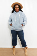 Load image into Gallery viewer, Zenana New Friends Full Size Acid Wash Fleece Hoodie
