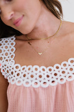 Load image into Gallery viewer, More to Give Heart Pendant Double-Layered Necklace
