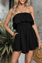 Load image into Gallery viewer, Layered Smocked Strapless Romper
