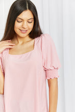 Load image into Gallery viewer, Celeste Blooming Full Size Puff Sleeve Square Top
