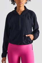 Load image into Gallery viewer, Half-Zip Hooded Sports Top
