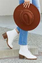 Load image into Gallery viewer, DDK Love and Lattes Quilted Lace-Up Heeled Booties
