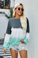Ombre Drop Shoulder Top