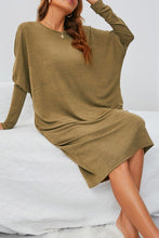 Load image into Gallery viewer, Round Neck Dolman Sleeve Dress
